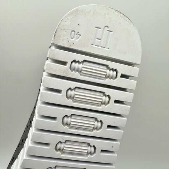 IIse Jacobsen Tulip PU0010 Slip-On Loafer Size US 10 EU 40 Grey Metallic GUC - Picture 13 of 14